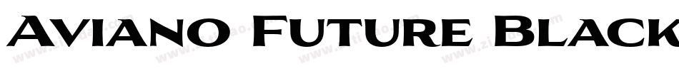 Aviano Future Black Regular字体转换